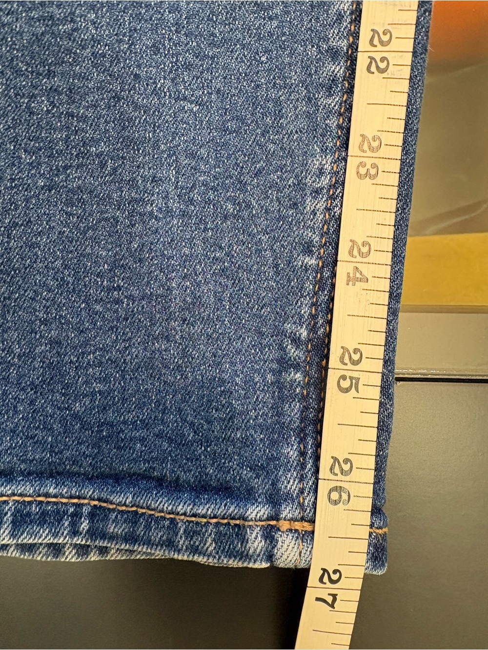 American Eagle Outfitters Stretch Mom Jeans in Medium Blue Wash - Picture 12 of 12